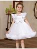 Children's Mesh Gowns Pom Pom Princess Dresses Medium and Large Children's Dresses Dresses Girls' Weekend Costumes  Girl's Favourite Dress