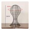 Hat Display Stand Freestanding Mannequin Head Wire Frame Holder for Boutiques, Collectors,