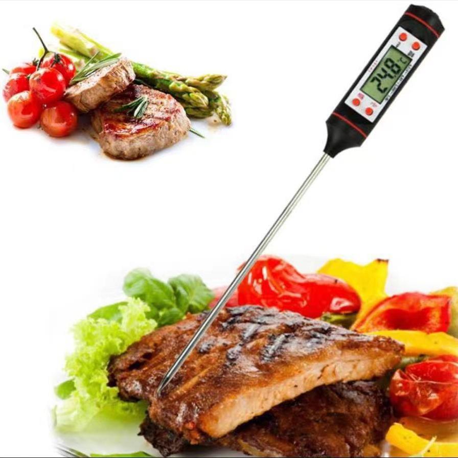 TP101 TP300 Digital Kitchen Thermometer: Pen Probe for Baking, BBQ, Meat, Baby Milk, and Food Temperature Measurement.