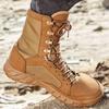 Fashion Men's Outdoor Desert Boots Green Ultralight Breathable Spring Autumn Hiking Training Shoes Boots