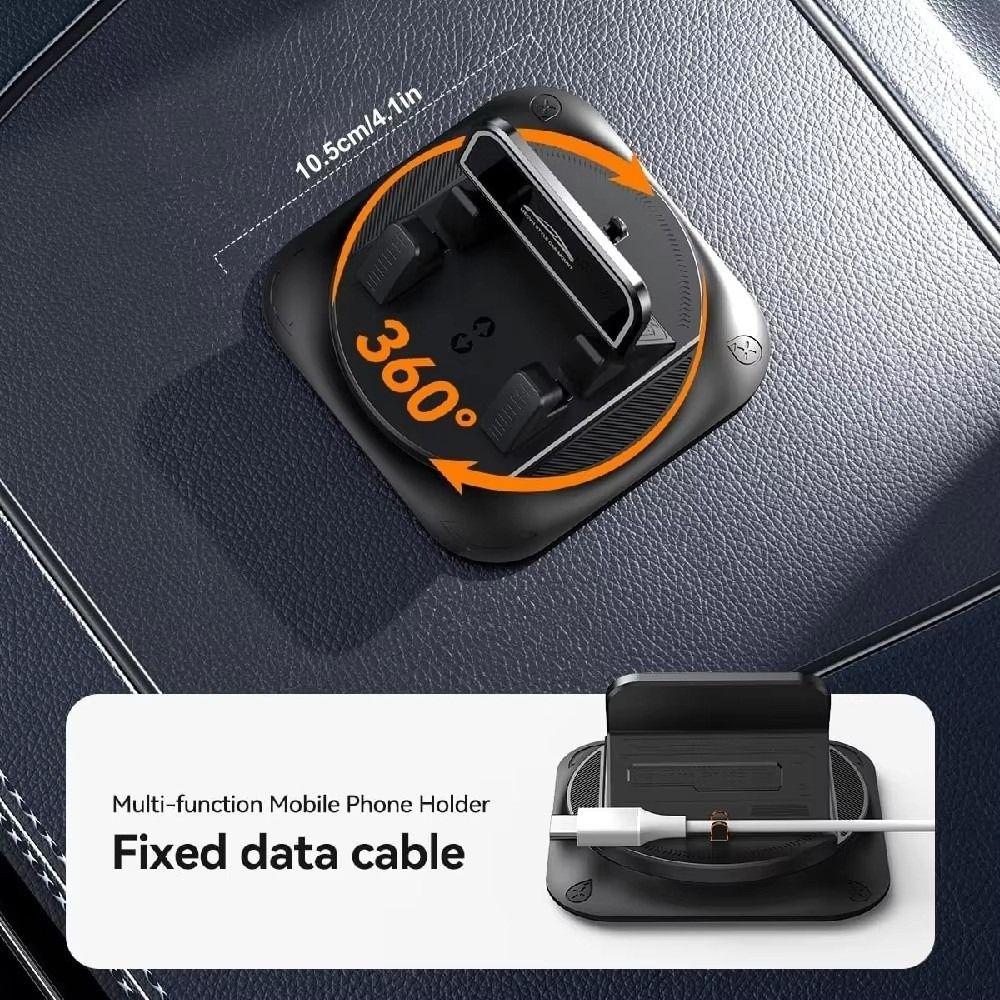 Non-Slip Car Phone Holder 360 Degree Rotatable Mobile Phone Holder  Dashboard Use