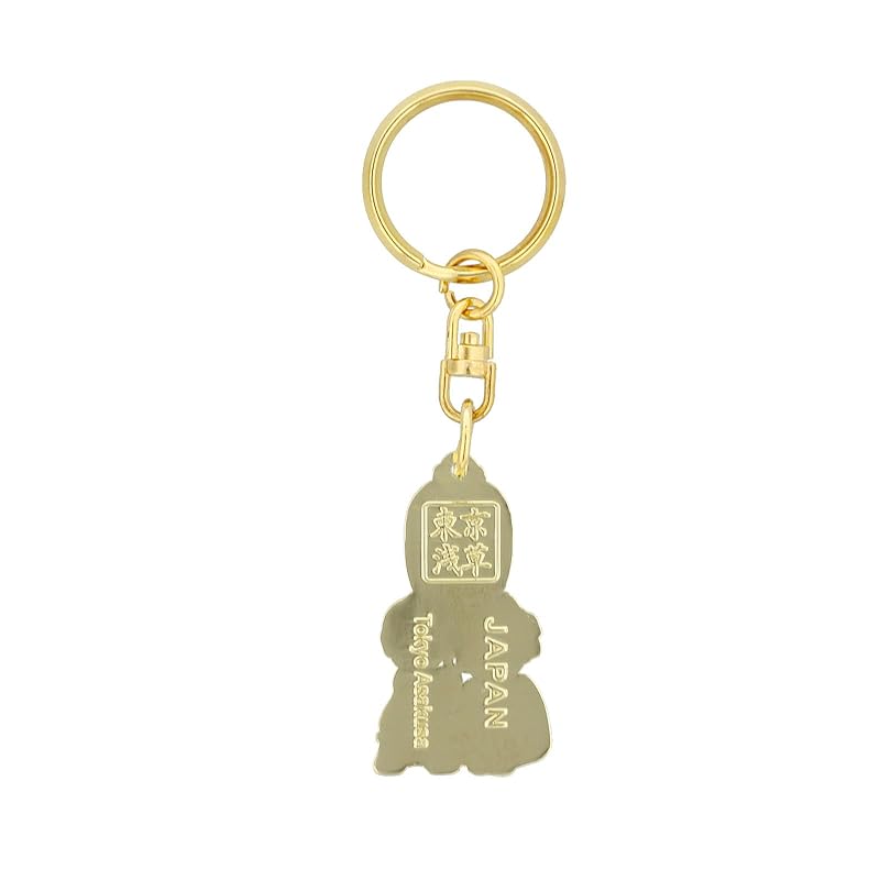 [Daio Manufacturing] Japanese souvenirs tourist spot key ring metal inbound keyring lightweight gift Small gift (Maiko and Samurai)