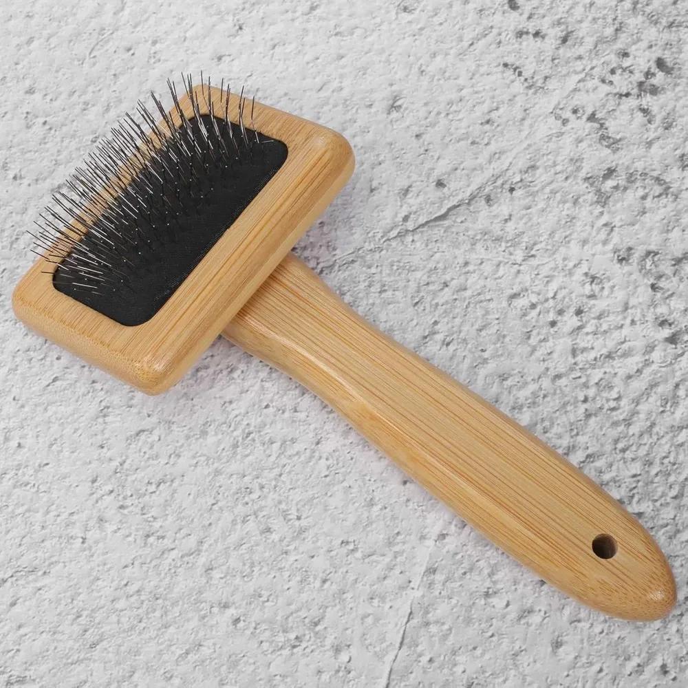 Pettine per animali domestici 14,5*7*3,5 cm Pettine per tessitura arazzo Macramè Spazzola lisciante Corda di cotone Pettine aperto per nodi Accessori per maglieria