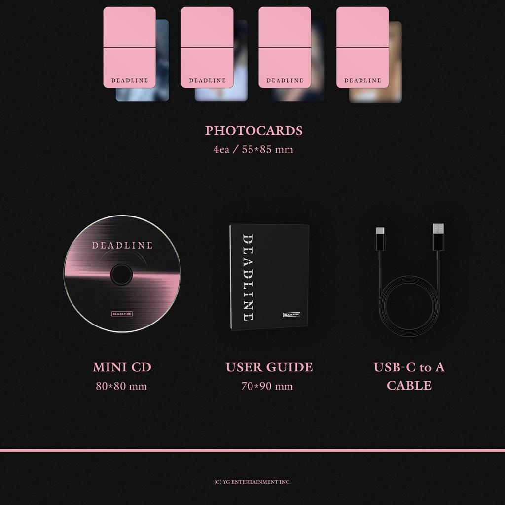 Blackpink 3er MINI ÁLBUM [DEADLINE] Versión MOOD LIGHT