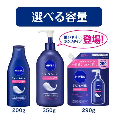 Nivea Mleczko do ciała Skin Milk Moisturizer Pump Type 350g intensywnie nawilżający krem do ciała