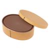 Yamanaka Lacquerware Bento 1 Wappa Oval Microwave and Dishwasher Natural Made in Box, Tier, Large, 800ml, Style, Shape, Safe, Wood, Japan, M18180-7