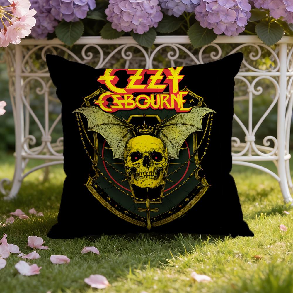 Singer-O-Ozzy Osbournes Cushion Cover Home & Car Dual-Scene Pillow Cover: Reversible for Premium Comfort