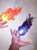 Halloween LED Hand Floating Fireball Cosplay Props Illuminated Flame Decoration