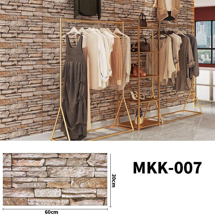 30*60cm 3D Brick Wall Stickers Self Adhesive Waterproof Foam Wallpaper Panel for Living Room Bedroom Kitchen Decor Home Improvement