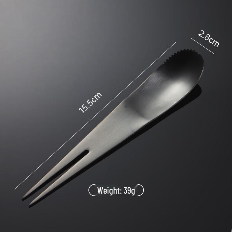 Qianxing Stainless Steel Dual-Use Dessert Fork Spoon