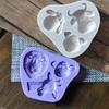 Animal Fruit 3D Silicone Mold Cake Decoration Fondue Chocolate Pastry Cookie Kawaii DIY French Mousse Dessert Baking Tools