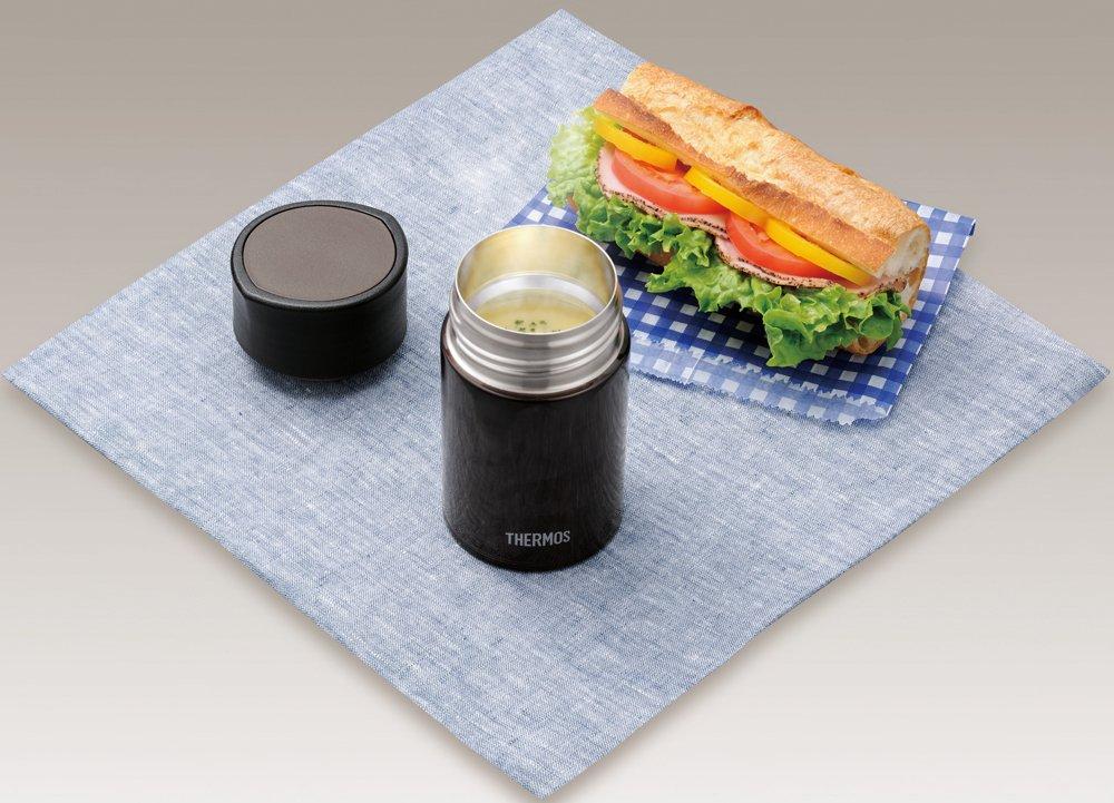 THERMOS Vacuum Insulated Food Container, 0.25L, Black, JBK-250 BK