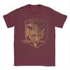 Grupo de Fuerzas Especiales Fox Hound Logo Metal Gear Solid Camiseta Camisetas Hippies Hombre Algodón Cuello Redondo 5XL Ropa Tops de Manga Corta