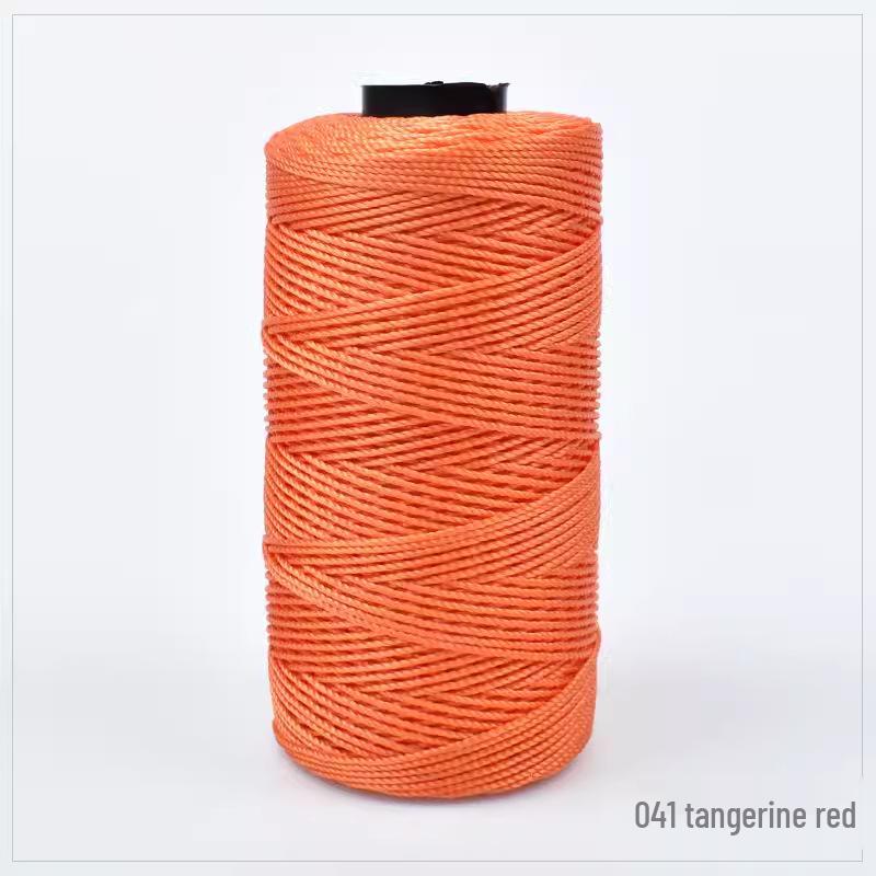 Chunky Wool & Ice Silk 3-Ply Yarn for DIY Crochet: Hand-Knitted Bag, Summer Hat, Shoes, and Seat Cushion