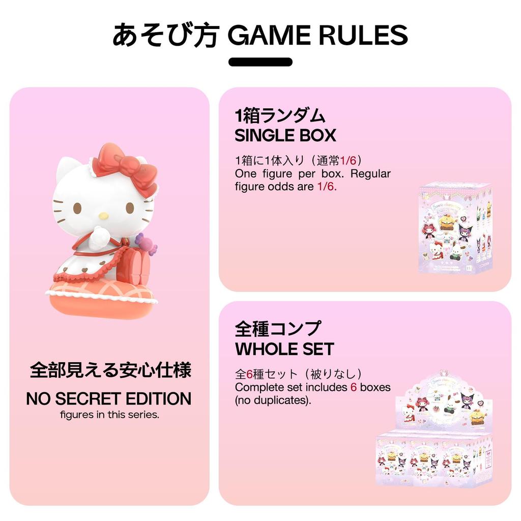 TOP TOY Sanrio Characters Sweet Candy Series Gachapon Blind Box Figure Soft Vinyl PVC Premium Toy Birthday Gift Cinnamoroll For Character Collectors