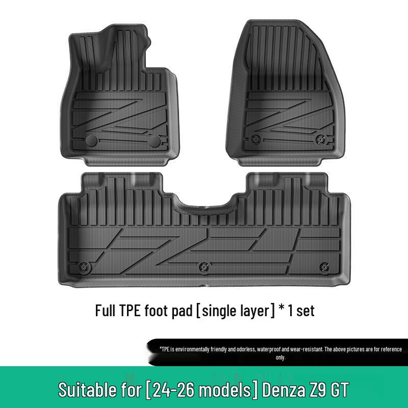 Durable TPE Floor & Trunk Mats for BYD Z9 GT (2024-2026) - Dirt-Resistant, Vehicle-Specific