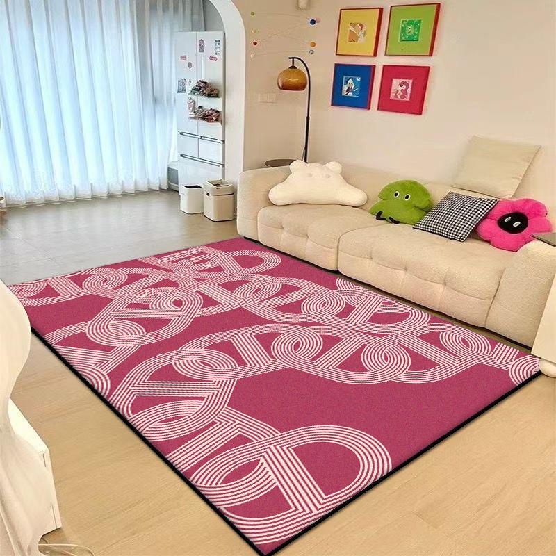 Modern Abstract Large Area Living Room Rugs Home Decoration Cute Style Bedroom Carpet Short Plush Non-slip Washable Floor Mats