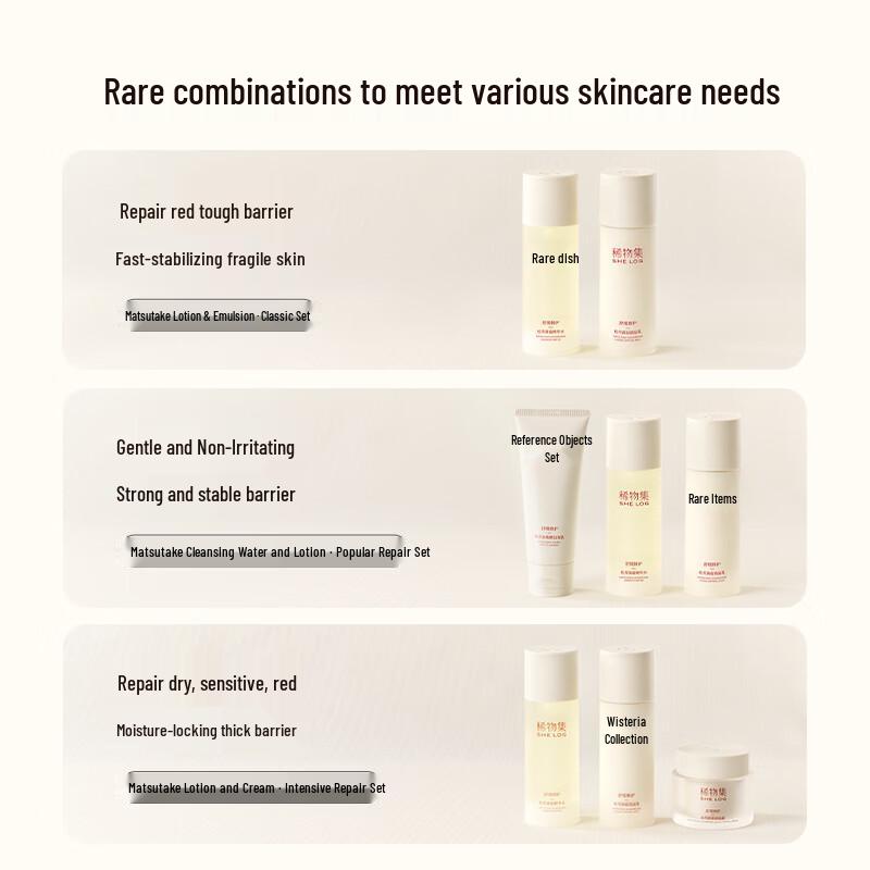 She Log Matsutake Skincare Gift Set