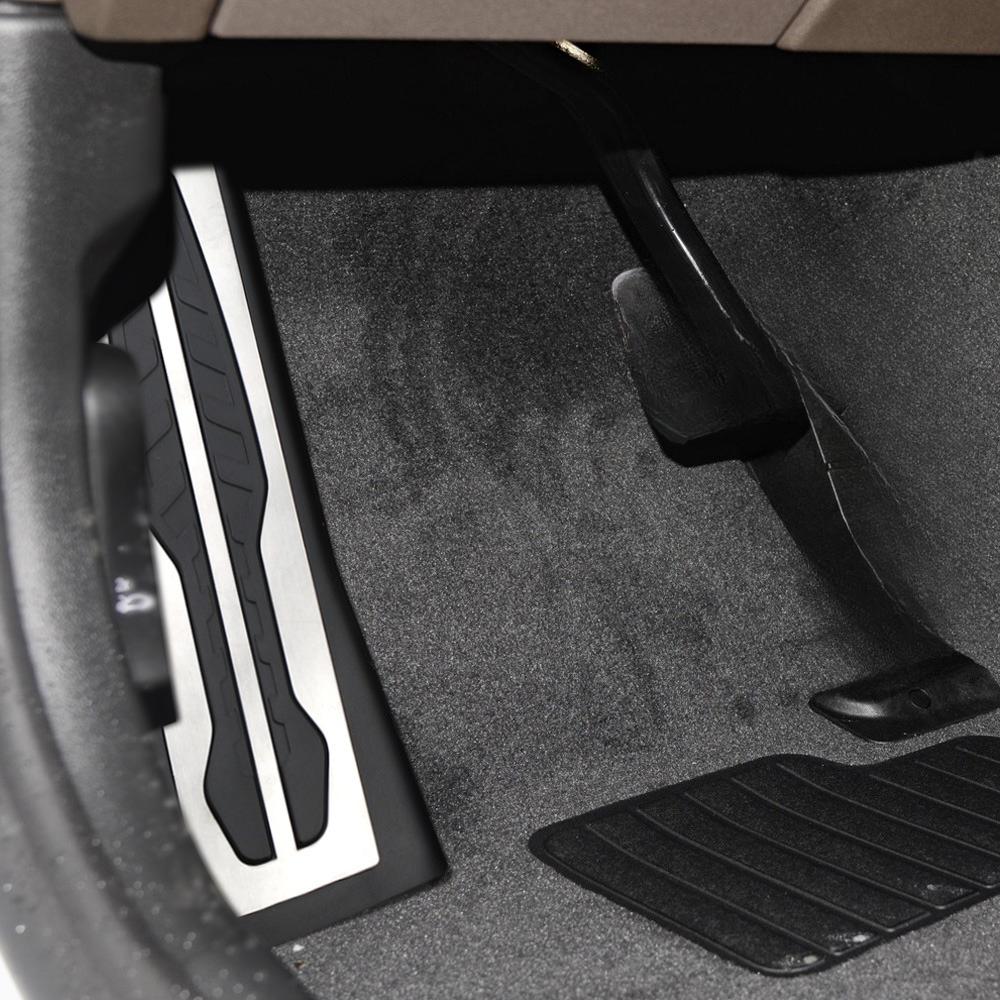 LHD Car Pedals for BMW G30 G31 New 5 Series 2017 2018 2019 2020 2021 2022 2023 Footrest Pedal Pad Stainless Steel Covers