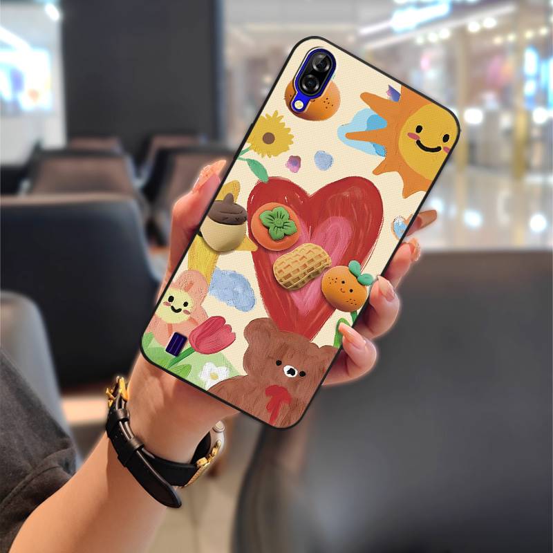 Cartoon Back Cover Phone Case For Blackview A60 Cute Anti-knock Dirt-resistant Silicone Fashion Design Waterproof TPU