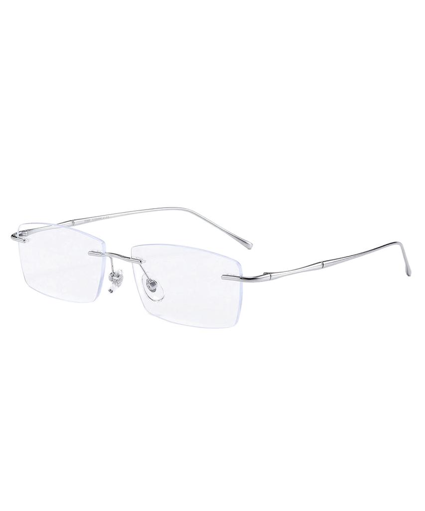Meleusibaendeu [Blue Light Blocking] Rimless Titanium Glasses 0632D
