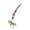 Horse Shaped Brass Keychain Wallet Key Hanging Accessory Symbolic of Power and Prosperity for Everyday Carry