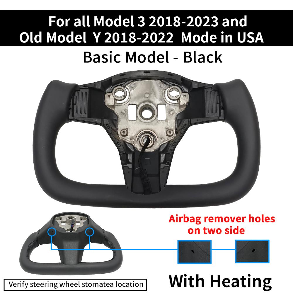 Heated Yoke Handle Steering Wheel For