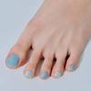 Shine Blue Gel Pedi