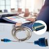 Metal USB to IEEE 1284 Parallel Port Converters Cable For Vintages Printers For New PC No Driver Required