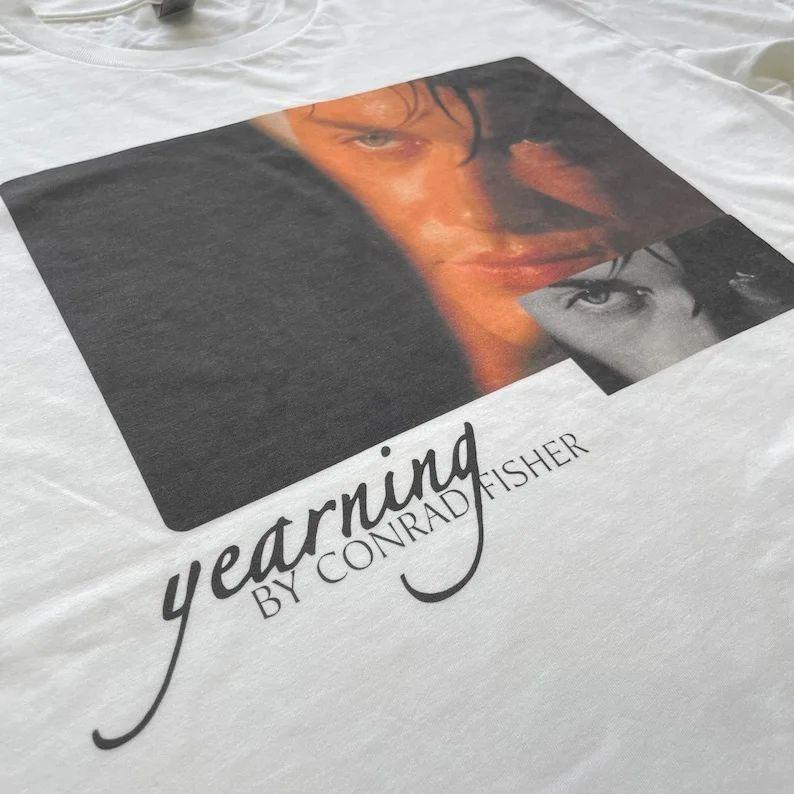 Y2K Style Vintage T Shirt Conrad Fisher Yearning The Summer I Turned Pretty Merch Aesthetic Casual Loose T-shirt Unisex