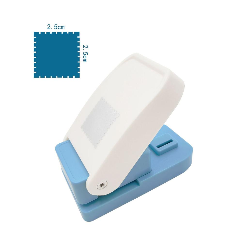 Vintage Stamp Paper Punch DIY Scrapbooking Journal Card Making Tool Square Stamp Edge Cutter for Paper Art Decor Projects