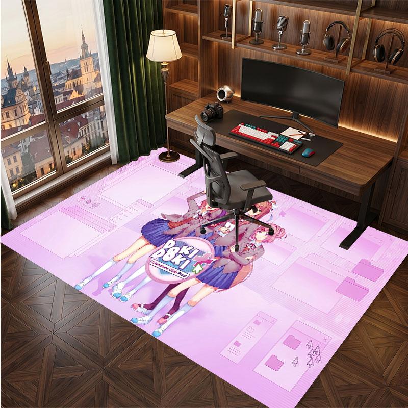 Doki Doki Literature Club Rug Soft Thick Non Slip Floor Carpet for Bedroom Living Room Home Decor