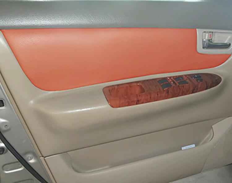 Leather Door Panel & Armrest Cover for 2002-2015 Toyota Corolla Interior Enhancement