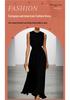 European & American Fashion Sleeveless Slim-fit Elastic Waist Dress - Soft & Comfortable 2026