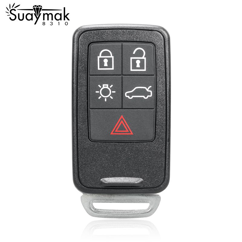 

Автомобильный ключ дистанционного управления для Volvo/S60 S60L S80 XC60 XC70 V40 V60/ID46 PCF7953/433 МГц/KR55WK49264/карта без ключа 1Pc чёрный