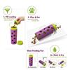 Bite Resistant Pet Leaking Food Toy Dog Paw Pattern Plastic Pet Snack Roller Teeth Grinding Puppy Puzzle Toy IQ Improvement