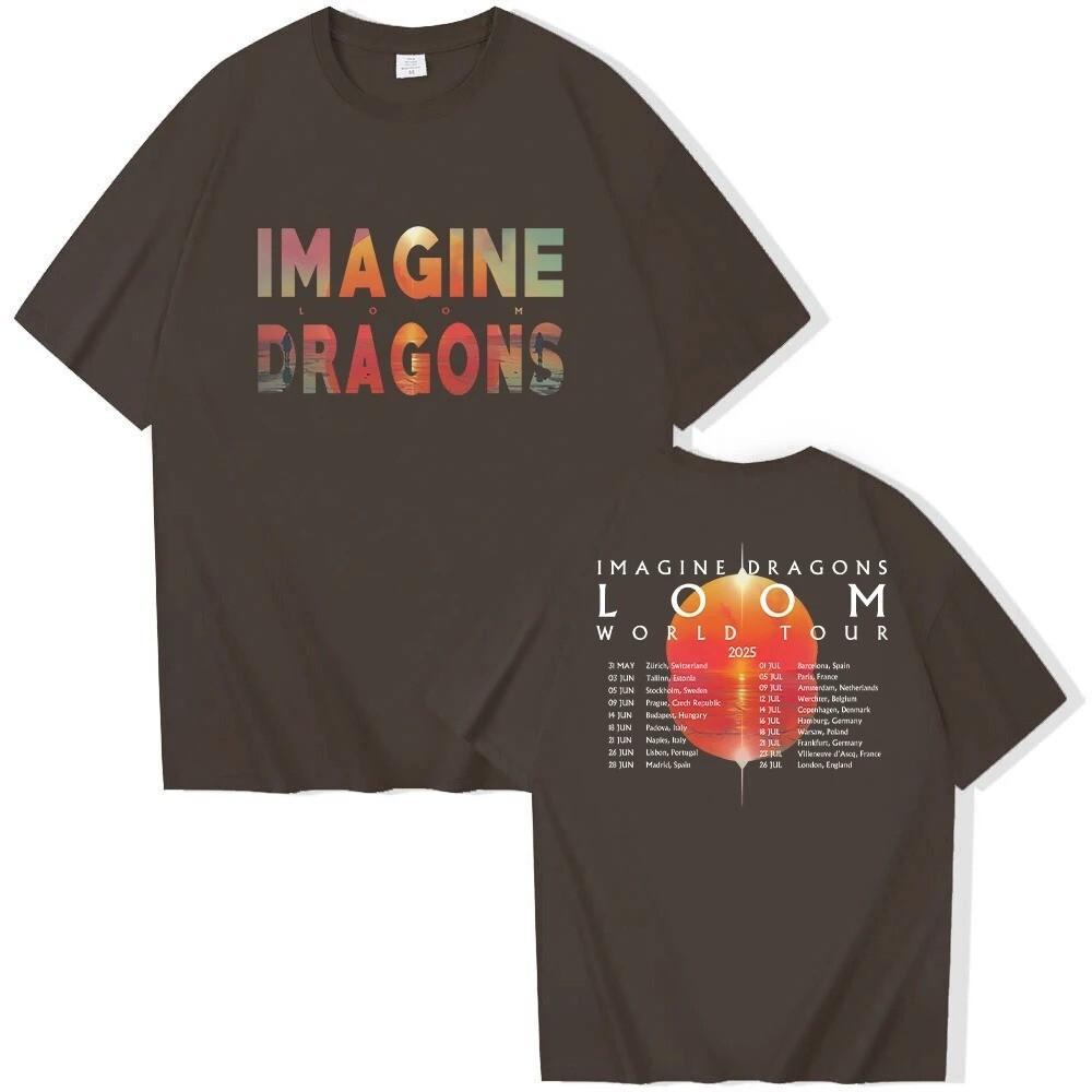 Imagine Dragons 2025 Tour Fan Inspired Tshirt Loom World Concert Gift Tee