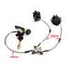 1 Set of Hydraulic Disc Brake Master Cylinder Foot Brake Pump Assembly, Suitable for 125cc To 250cc ATV Kart UTV Buggy Four-whee