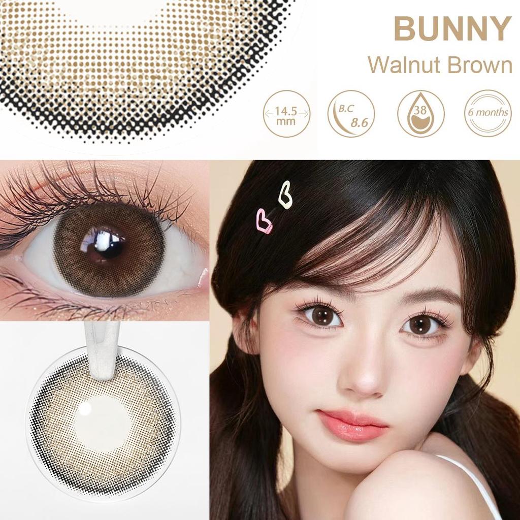 Colored Contact Lense Magister 14.2mm-14.5mm Brown/Gray Natural Contact Lenses 1 Pair Fashion Lenses