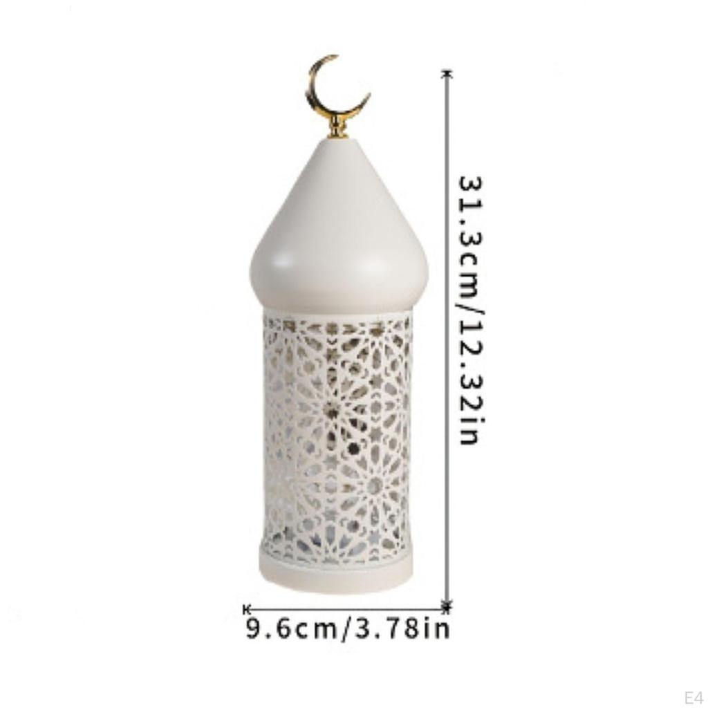 Ramadan-Lampe Dekorative Tischornament Tischdekoration Dekor Eisenkunst