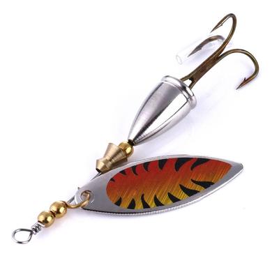 7,8 cm 10 g Angelköder Angeln Metalllöffel Köder, für Forellenbarschlöffel, kleiner harter Pailletten-Spinnerlöffel