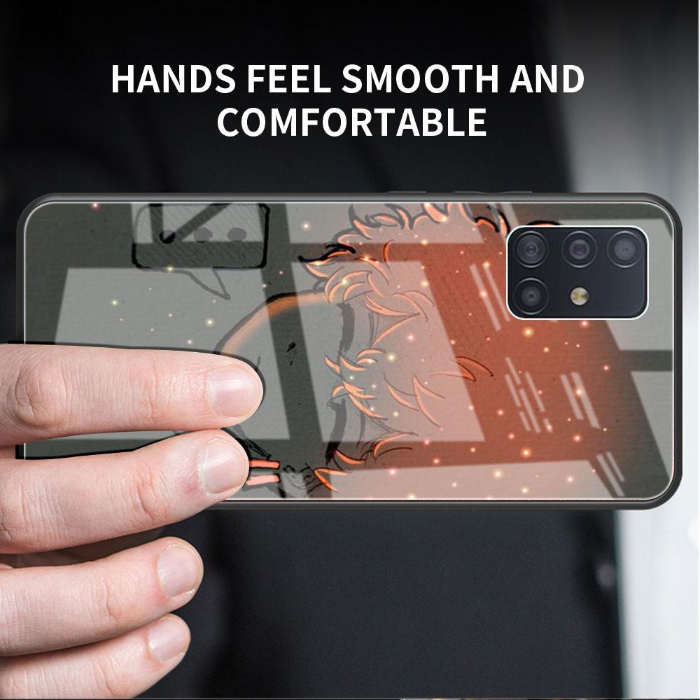 Glass Case For Samsung Galaxy A52 A71 A50 A51 A70 A21s A31 A72 A10 A12 A30 A22 5G Phone Cover Tokyo Revengers Anime