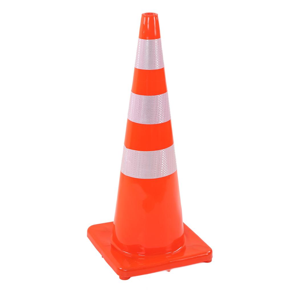 6Pcs Traffic Cones Weather Resistant Reflective Base Road Cones for Parking Lot Camping Red Road Cones Traffic Cones