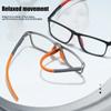 Unisex Ultralight Silicone TR Sports Myopia Glasses Anti Blue Light Basketball Anti-Shedding Eyewear Prescription