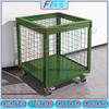 Military Green Mobile Mesh Storage Crate