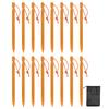 16Pcs Tent Pegs 18cm Camping Stakes Aluminum Alloy Metal Tent Spikes Outdoor Tent Nails for Outdoor Camping Canopy
