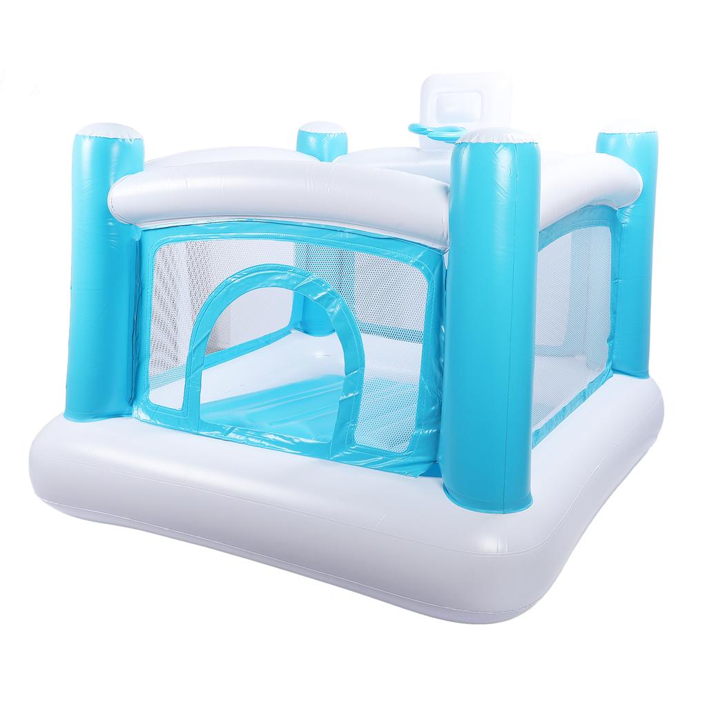 Bounce House Thickened PVC Inflatable Bouncy Castle with Detachable Mat for Indoor Outdoor