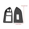 Interior Window Switch Button Carbon Fiber Cover Trim For Subaru BRZ Toyota 86
