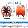 Xuan Zhun 10-inch Portable Industrial Axial Flow Fan CN Plug (adapter Included)