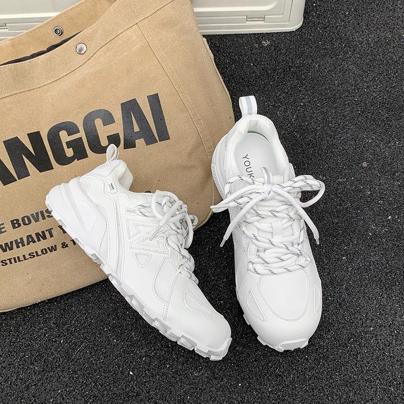 

New Women s Sneakers Non-slip Wear-resistant Grip Casual Fashion Not Tired Feet Shock Absorption Arch Support Comfortable Mesh Breathable Shoes 36 білий